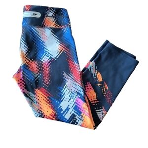 Athleta Multi Colored Capri Workout Leggings Size S
